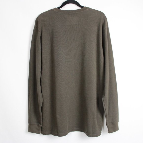 Skechers Made to Last for Work Green Thermal Long Sleeve Shirt - Picture 12 of 12